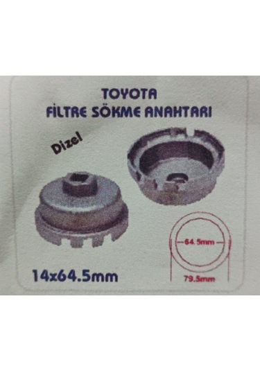 Toyota Filtre Sökme Anahtarı Dizel