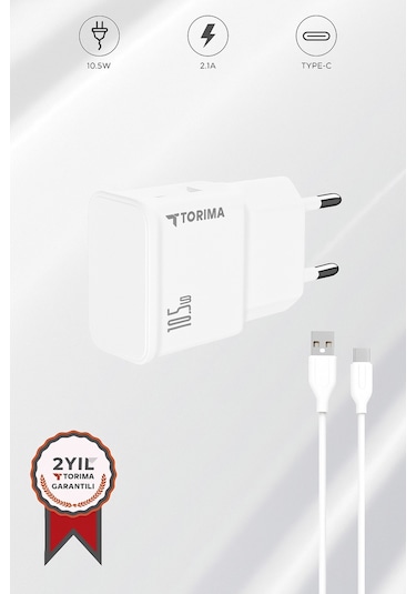 Beyaz Type-c Şarj-data Kablosu Ve Adaptörü Şarj Cihazı Diğer