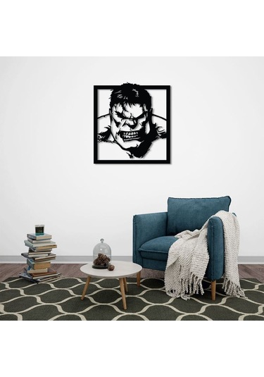 Hulk Yeşil Öfke Metal Duvar Dekoru