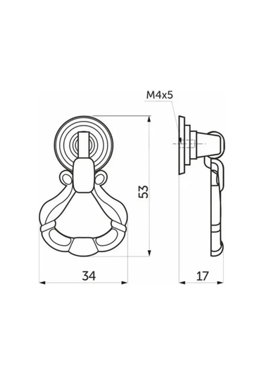 Aksmebel Mutfak İçin 4 Parça Altın Düğmeli Mobilya Kolları 287280025 Altın Rengi