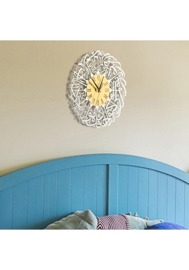 Pazly Yatak Suntek Stil-d Stil Sessiz Saati Saat Ramazan Duvar D Asılı Kh Çok Renkli