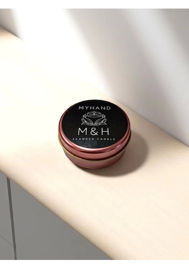 Myhand Soyawax Rose Teneke Kokusuz Mum 60 Gr Rose