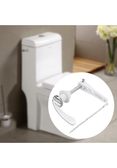 Suntek Tuvalet Tank Anahtarı Ergonomik Saplı Banyo Lavabo Beyaz