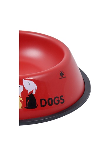 Renkli Metal Mama Kabı Kedi Köpek Mama Su Kabı 18 CM