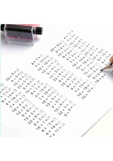 Büro Ev Ofis Oyuncak Hediyesi İçin Eğitici Matematik Bölme İşlemleri Kaşe Oyunu