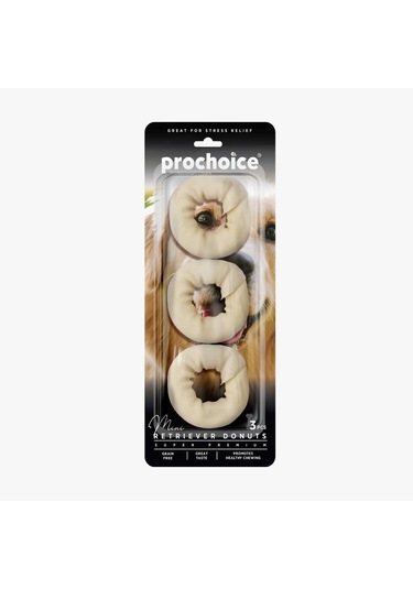 Prochoice Rawhide Mini Donuts Köpek Çiğneme Kemiği 3 Adet