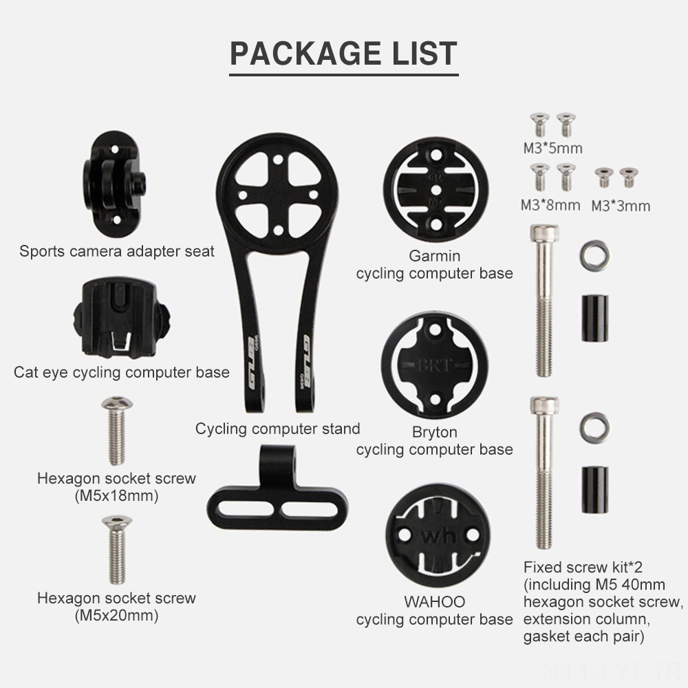 Youtek Gub G696 Aluminyum Bisiklet Kodu Tablosu Uzantı Tutucu: Ayarı Değiştirilebilir Açı, Hafif Ve Dayanıklı, Çeşitli Aksesuarlarla Uyumlu, Siyah Siyah