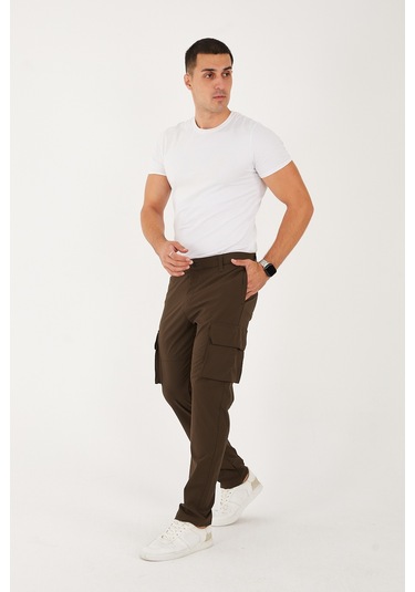 Camp528 Outdoor Tactical Su İticili Likralı Yazlık Erkek Taktik Pantolon Haki