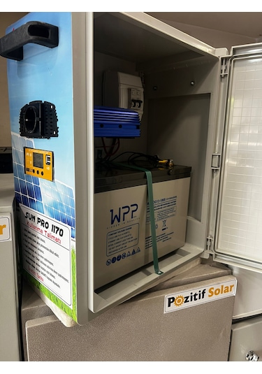 Sunpro 1175 Taşınabilir Güç İstasyonu 100 Ah Jel Akü Şebekeden Şa