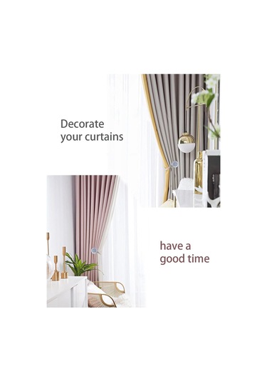 Manyetik Perde Bağları Gümüş , 2'li Paket Parıldayan Kristal Çiçekli Perde Bağları, Ev İçin Yüksek Elastik Yaylı Çelik Telli Perde Tokaları Diğer