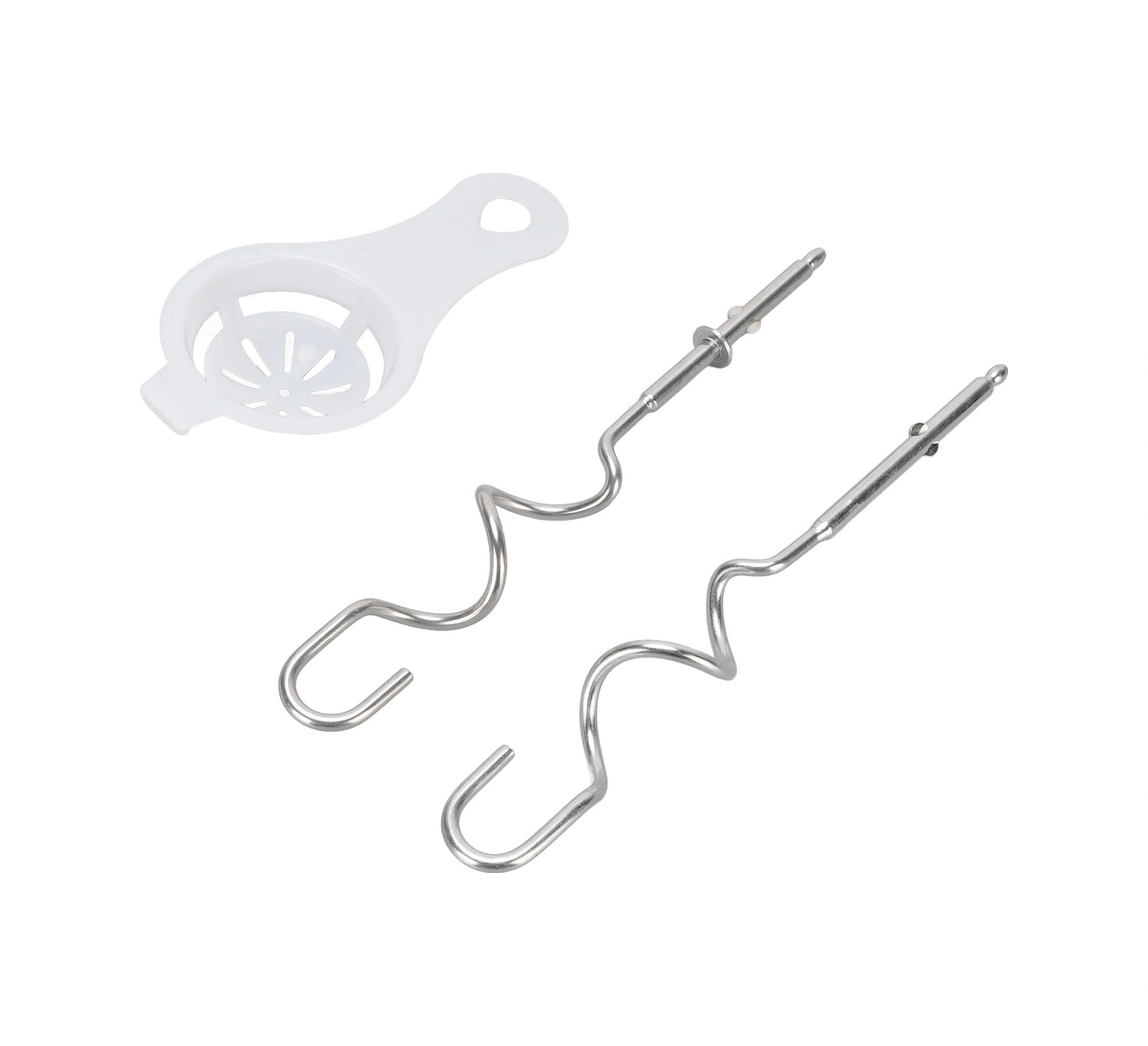 Geeroyoo Kenwood El Mikseri İçin Paslanmaz Çelik Hamur Kancaları Ve Yumurta Beyazı Ayırıcı Seti - Hamur, Krema, Şeker Karıştırma Ve Pasta Pişirme Aksesuarı Diğer