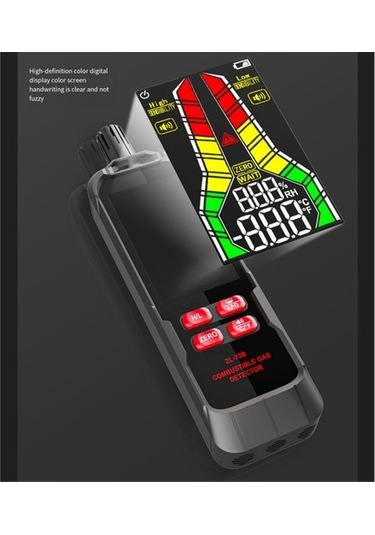 Doğal Gaz Kaçak Konsantrasyonu Analiz Cihazı Zl72b Şarjı 6ukgx1