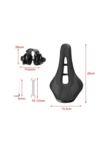 Suntek Bisiklet Sele Ekipmanları Evrensel Koltuk Minderi Siyah