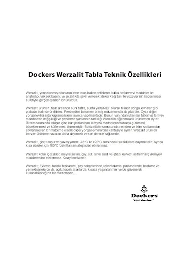 Beymobilya Werzalit Masa Tablası 70X120 (520892047)