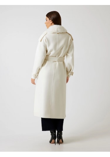 Guess Ella Kadın Çok Renkli Yün Karışımlı Kaban 5bgl027125a-mcml Çok Renkli