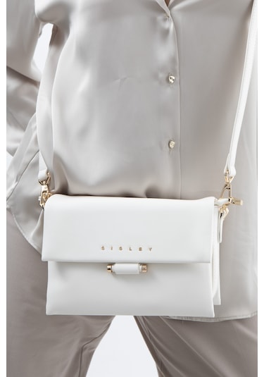 Sisley Kadın Çapraz Çantası Sly 182 Std / Beyaz Beyaz