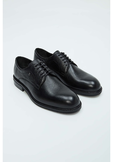 Tamer Tanca Erkek Hakiki Deri Siyah Casual Ayakkabı 183 12466 ERK AYK SK23/24 Siyah