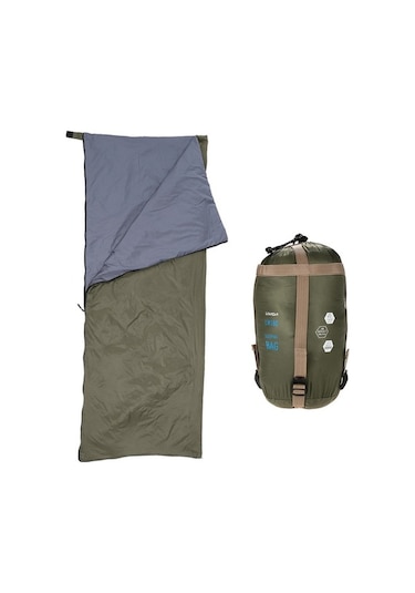 Pazly Taşınabilir Sıkıştırma Çantalı Uyku Tulumu - Battaniyeye Dönüşür, 2 Kişilik, Çift Kullanım, Renkli Seçenekler Çok Renkli