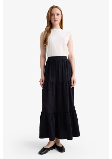 Defacto A Kesim Maxi Etek G0196ax25aubk81 Siyah