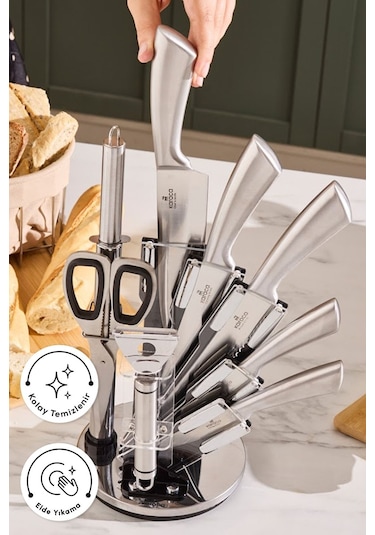 Karaca  Meister Bremen Alman Çeliği 9 Parça Bıçak Seti