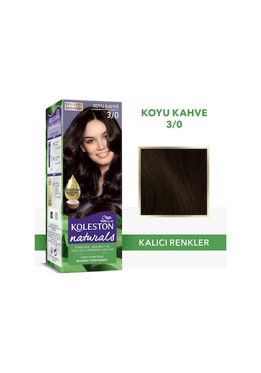 Koleston Naturals Boya 3/0 Koyu Kahve