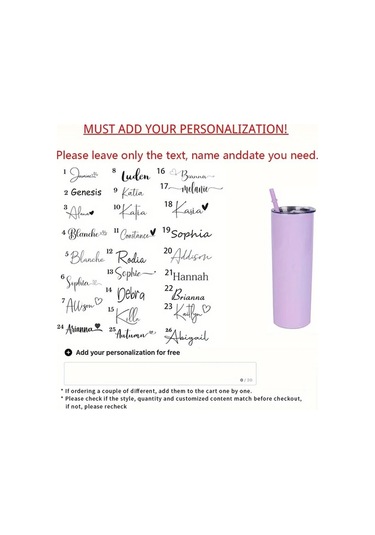 Willowhaven Kişiye Özel 304 Paslanmaz Çelik Mor F9 Tumbler Kapaklı Pipetli Hediye Mor