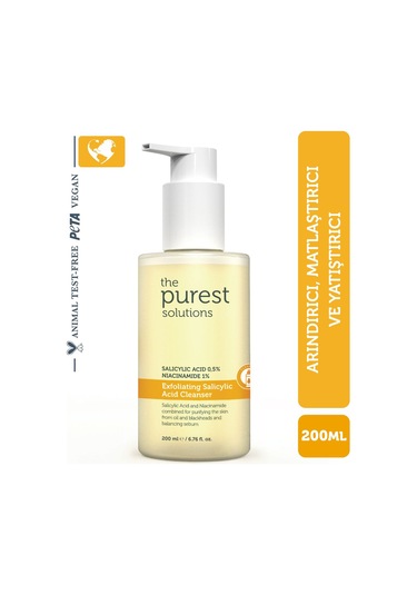 Yağlı Ve Karma Ciltler Için Siyah Nokta Karşıtı Temizleme Jeli 200 Ml