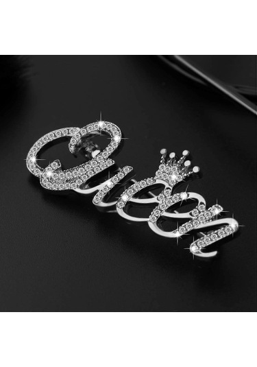 Adet Kraliçe Taç Broş Pins Kadınlar Kızlar İçin Çok Renkli