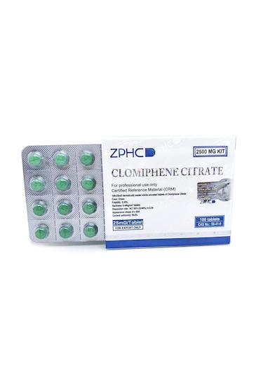 Zphc Clomiphene Citrate Clomid Zphc 25 Mg 100 Tablets Aromasız
