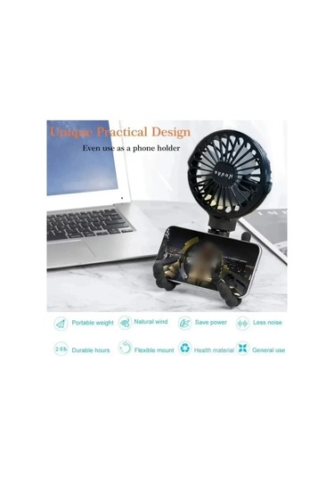 Novahub Usb El Katlanır Fan, Araba El Fanı, Küçük Çok Fonksiyonlu Aht C133-green, Yaz Dilsiz Kullanım 01