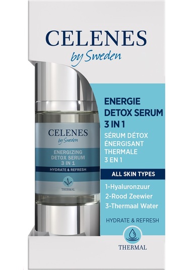 Celenes By Sweden Canlandırıcı Detoks 3'ü 1 Arada Serum 30 ML