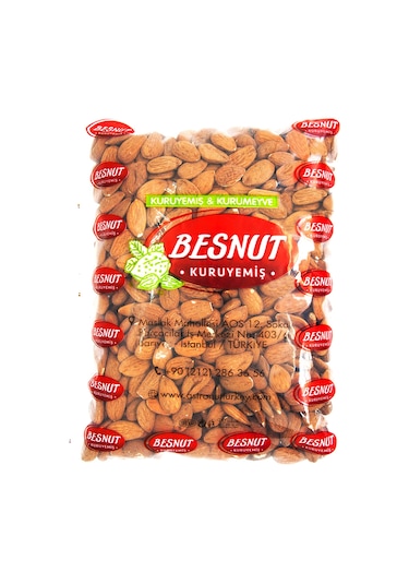 Besnut Kuruyemiş Çiğ Badem İçi 1 KG