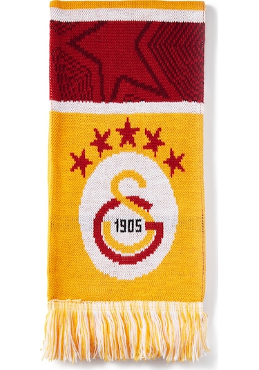 Gsstore Galatasaray Ucl Atkı U252231 Sarı - Kırmızı