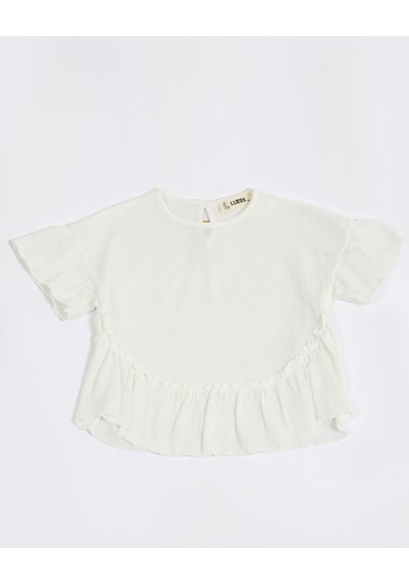 Luess Kız Çocuk Fırfırlı Bluz-beyaz Beyaz Luess Kız Çocuk Fırfırlı Bluz-beyaz Beyaz