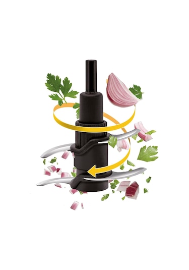 Tefal Tefal Masterchop Powelix Maxi 4 Bıçaklı 500 Watt Doğrayıcı Renkli