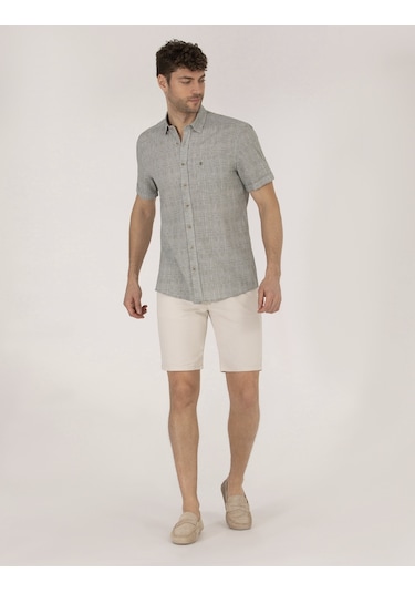 Pierre Cardin Erkek Taş Şort / Bermuda 50264863-vr049 Taş