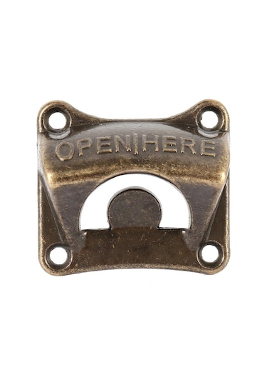 Bronz Vintage Bronz Duvara Monte Şarap Modası Soda Şişesi Bira Açacağı Bar Aksesuarları Bronz