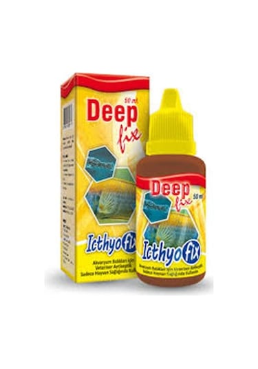 Deep Fix Icthyo-Fix Akvaryum Beyaz Benek Balık İlacı 50 ML