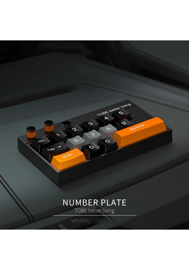 Maiyame Araba Park Etiket Numarası: Gizlenebilir, Parlak, Stres Azaltıcı Tuş Tasarımı - Pembe Abs+pvc