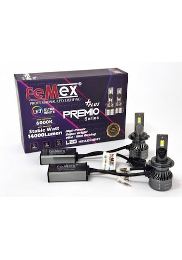 Premio Plus H7 Şimşek Etkili Led Xenon 14000 Lumen