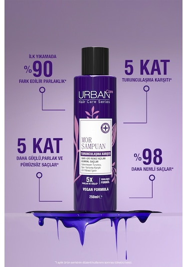 Turunculaşma Karşıtı Mor Saç Bakım Şampuanı-250 Ml-sülfatlı