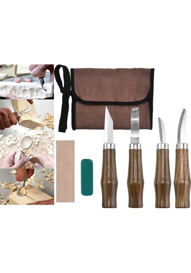 Suntek 7x Ahşap Oyma Bıçağı Kiti Ağaç İşleme Kesici
