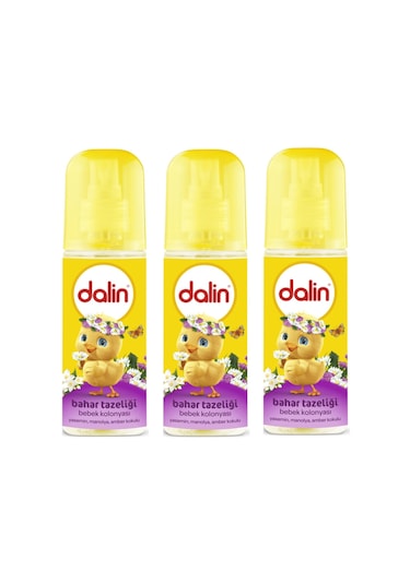 Dalin Bahar Tazeliği Bebek Kolonyası 100 Ml 3 Adet