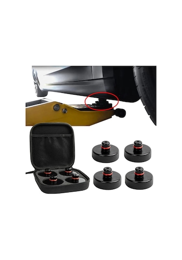 Tesla Uyumlu Lift Takozu - 4 Parça Jack Lift Pad Adaptörü - Tesla