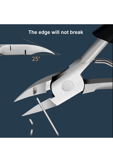 Qingmipy Ince Tırnak Kesiçi, Tırnak Altı Temizleyici, Tırnak Bakımı Aleti, Pas Örtüşmez Çelik, Ergonomik Tutucu, Kırmızı