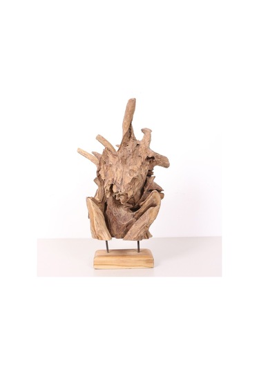 Teak Art- Doğal Teak Heykel & Dekor 30x70 Cm