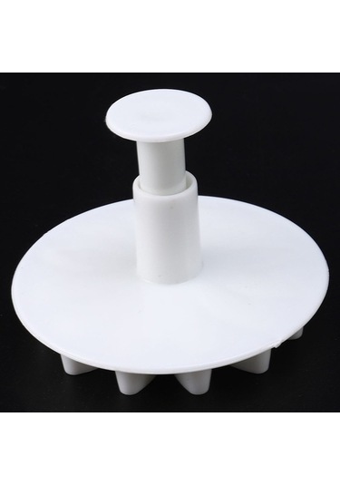 Ulzyvf Zanaat Kurabiye Kek Kalıplama Seti, Fondan Aksesuarlar, 46 Parça Beyaz Beyaz