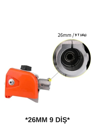Silen Motorlu Tırpan Dal Budama Aparatı 26mm 9 Diş