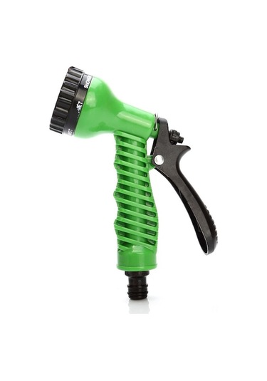 Bahçe Ve Araç Temizliği İçin 7 Püskürtme Modlu Yeşil/mavi Plastik Hortum Başlığı