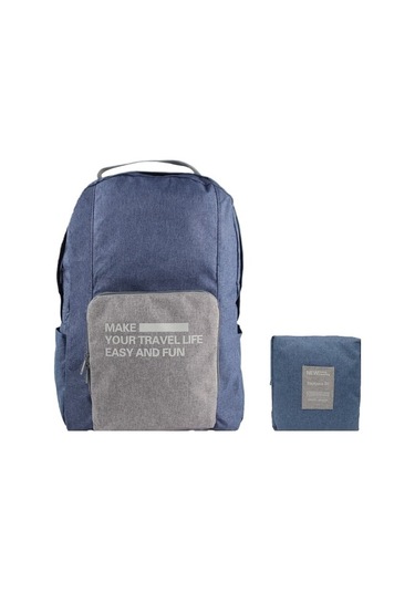 Silkroadselect Hafif Su Geçirmez Katlanır Omuz Sırt Çantası-moda Öğrenci Çantası-açık Çok Fonksiyonlu Seyahat Çantası-dağcılık Çantası M2bbxv Mavi